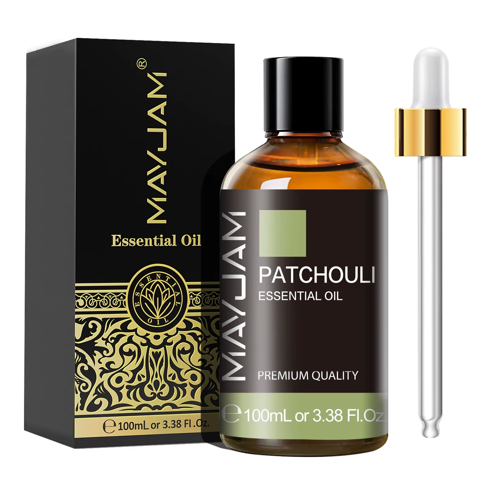 1PCS Patchouli Plant Natural Essential Oils for Diffusers Aromatherapy Massage Hair Care Skin Care