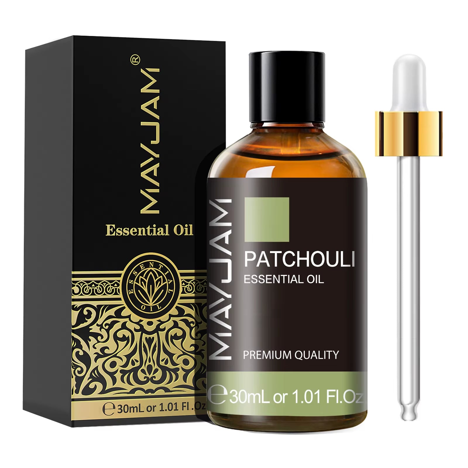 1PCS Patchouli Plant Natural Essential Oils for Diffusers Aromatherapy Massage Hair Care Skin Care