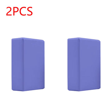 EVA Yoga Block Solid Color Yoga Balance Bricks Moisture-Proof High Density Yoga Blocks Body Shaping Yoga Blocks for Yoga Pilates